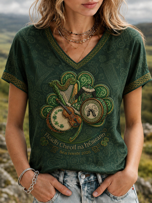 Women's Fleadh Cheoil na hÉireann Print T-Shirt