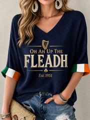 Women's Fleadh Cheoil na hÉireann Print Waffle T-shirt