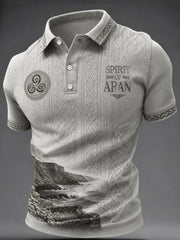 Men's Aran Print Casual Top