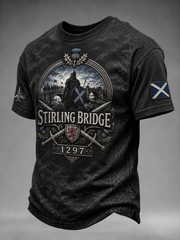Men's Scottish veterans of the Battle of Stirling Bridge short sleeves t-shirt
