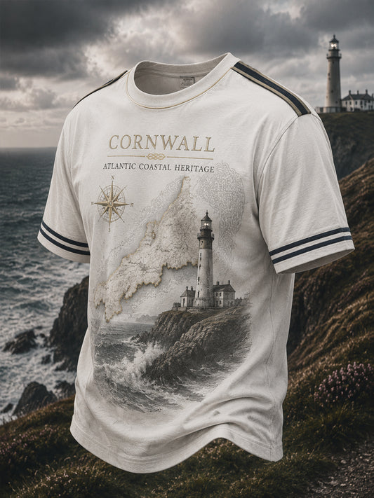 Men's Cornish Celtic-style Printed T-shirt