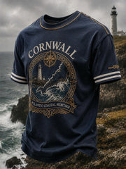 Men's Cornish Celtic-style Printed T-shirt