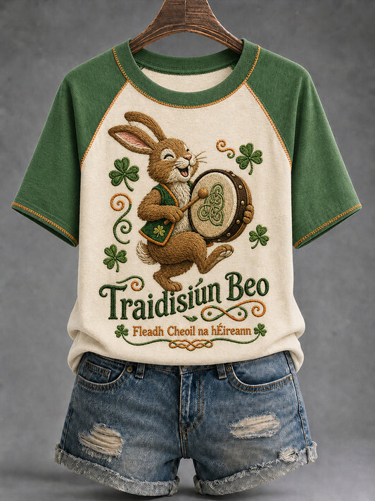 Women's Fleadh Cheoil na hÉireann Animal Graphic Raglan Tee