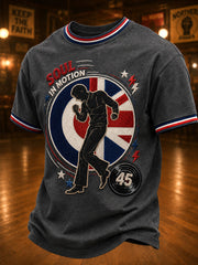 Men's Retro Northern Soul Print Casual Tee