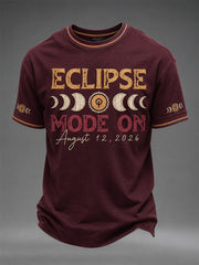 Men's Total Solar Eclipse In 2026 Print Casual Tee