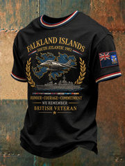 Men's Falklands War Veteran Printed short sleeves t-shirt
