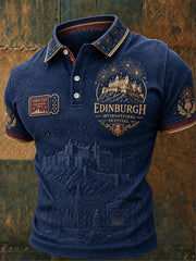 Men's Edinburgh Art Lover Printed Short Sleeve Top