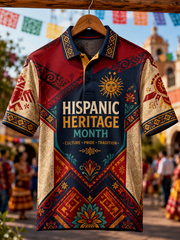 Men's Hispanic Heritage Month Printed polo shirt