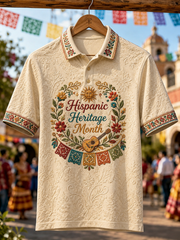 Men's Hispanic Heritage Month Printed polo shirt