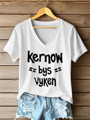 Women's Cornwall Print T-shirt