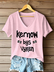 Women's Cornwall Print T-shirt