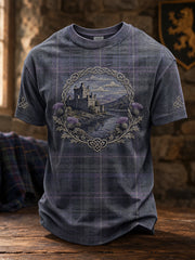 Men’s Scottish Castle Thistle Heritage Graphic Tee