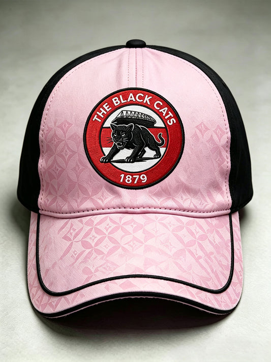 Unisex England Football Lover Black Cats Art Printed Hat