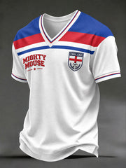 Men's England Football Tribute No.7 V-Neck T-Shirts