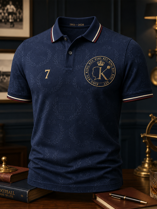 Men's Rip King Kev England Football Lover Printed polo shirt