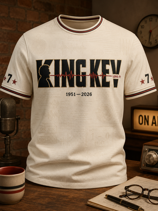 Men's Rip King Kev England Football Lover Printed short sleeves t-shirt