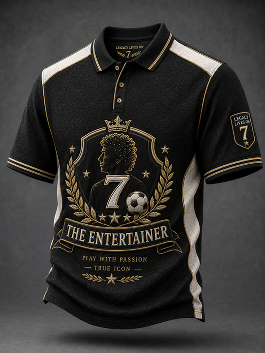 Men's Rip King Kev 7 England Football Lover Printed polo shirt