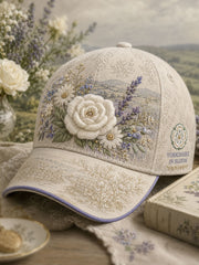 Unisex Yorkshire Pride White Roses Art Printed Hat