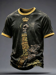 Men's UK Music Lover Art Printed T-shirt