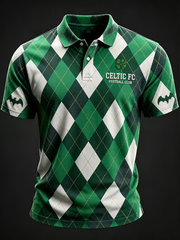 Men's football Lover Celtic Printed polo shirt