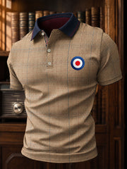 Men's Mods Culture UK Music Lover Business Style Printed Casual Tops