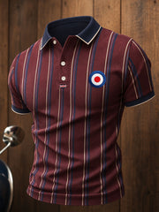 Men's Mods Culture UK Music Lover Business Style Printed Casual Tops
