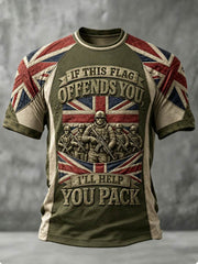 Men's IF THIS FLAG OFFENDS YOU I'LL HELP YOU PACK Tee