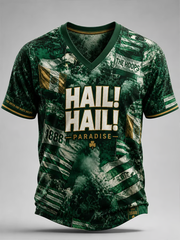 Men's football Lover  Printed V-neck T-shirt