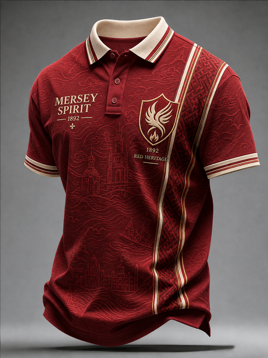 Men's Gift For Soccer Fans Print polo shirt