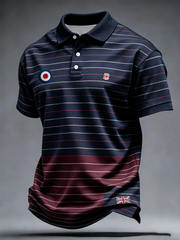 Men's Mods Culture UK Music Lover Business Style Printed polo shirt