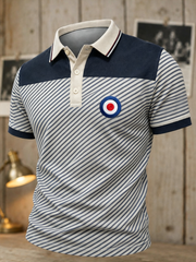 Men's Mods Culture UK Music Lover Business Style Printed polo shirt