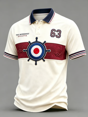 Men's Mods Culture UK Music Lover Business Style Printed polo shirt