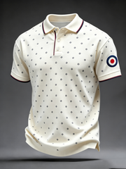 Men's Mods Culture UK Music Lover Business Style Printed polo shirt