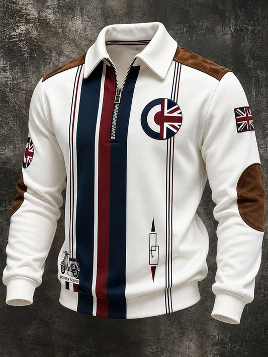 Men's Mods Culture UK Music Lover Printed Sweatshirt