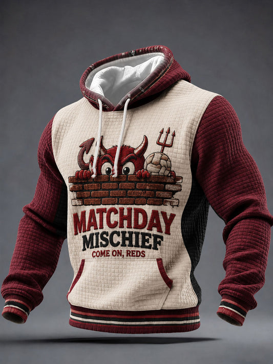 Men's Manchester Football Lover Printed Hoodie