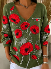 Women's Remembrance Day Lest We Forget  T-shirt