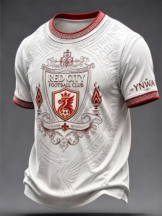 Men's Gift For Soccer Fans Liverpool Print short sleeves t-shirt