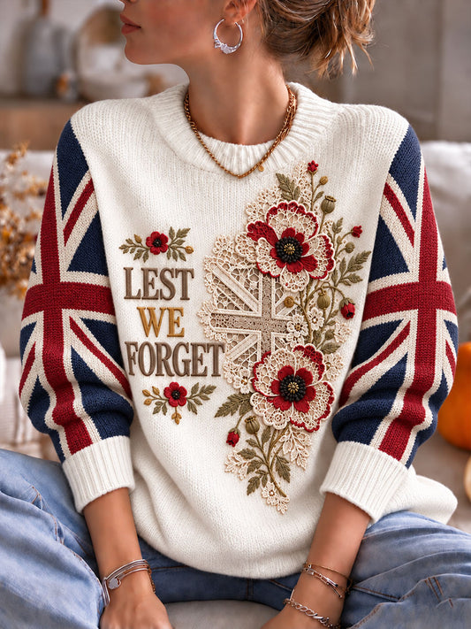 Women's Lest We Forget  Sweater