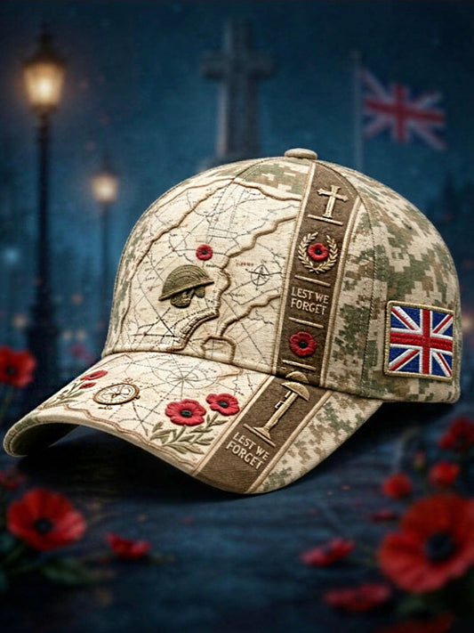 Unisex  Remembrance Day Lest We Forget Hat