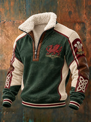 Men's Welsh Dragon Print Sweatshirt