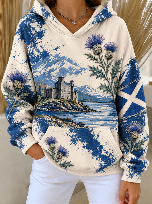 Women's St. Andrew's Day in Scotland Printed Hoodies