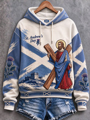 Women's St. Andrew's Day in Scotland Printed Regular Sweatshirt