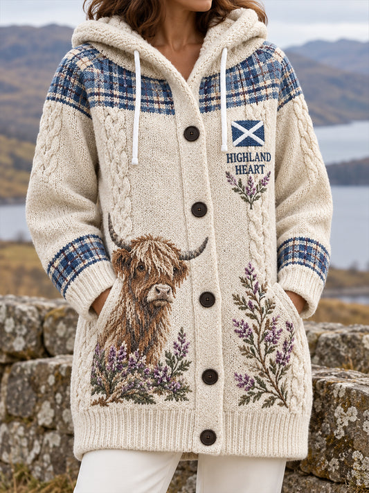 Women's Scotland St Andrew's Day Art Printed Coat