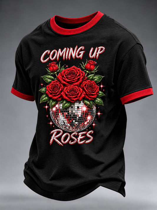 Men's Coming Up Roses Print T-shirt