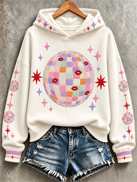 Women's British Music Print Sweatshirt