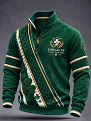 Men's Rugby Lovers Printed Zip-Up Hoodie