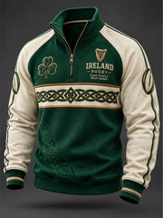Men's Rugby Lovers Printed Zip-Up Hoodie